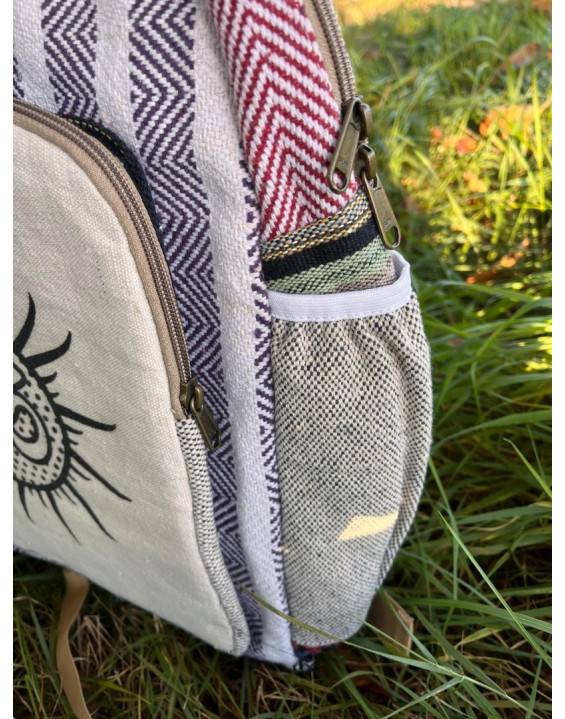 Ethno batoh z konope - OM veľký